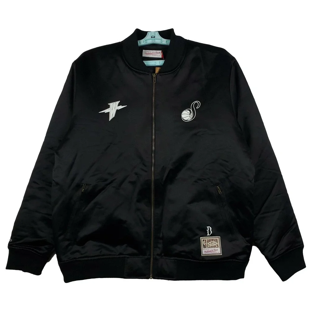 Suga BST GS Warriors Mitchell & Ness NBA XL XLarge Jacket‎ Agust D Collab NWT